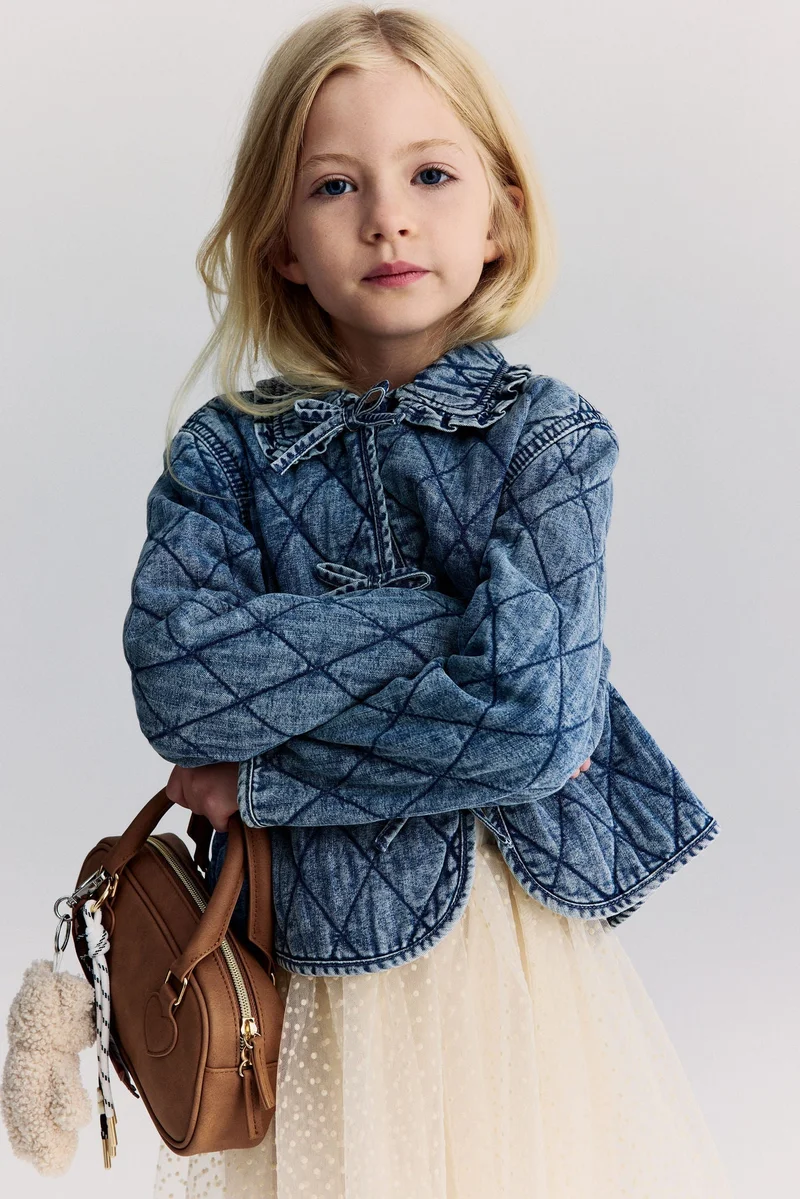 اتش اند ام جاكيت مبطن من الدنيم